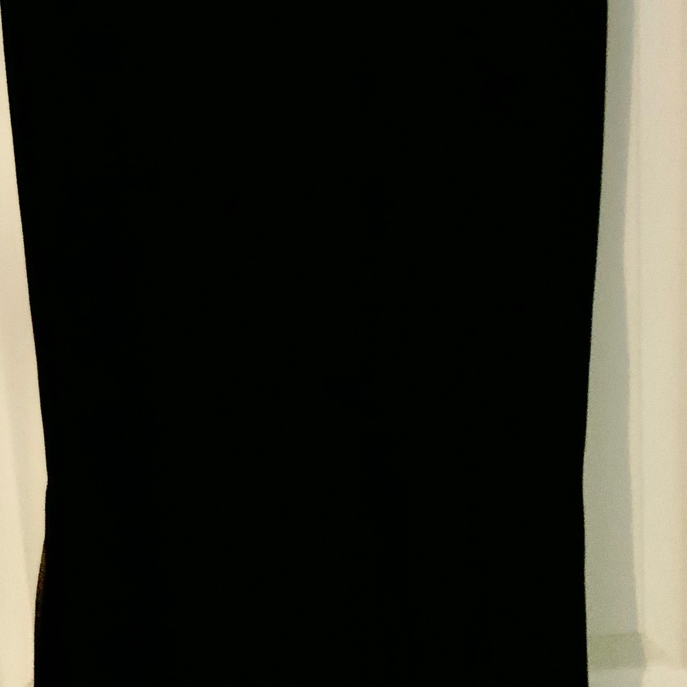 Black cocktail skirt. Lined organza